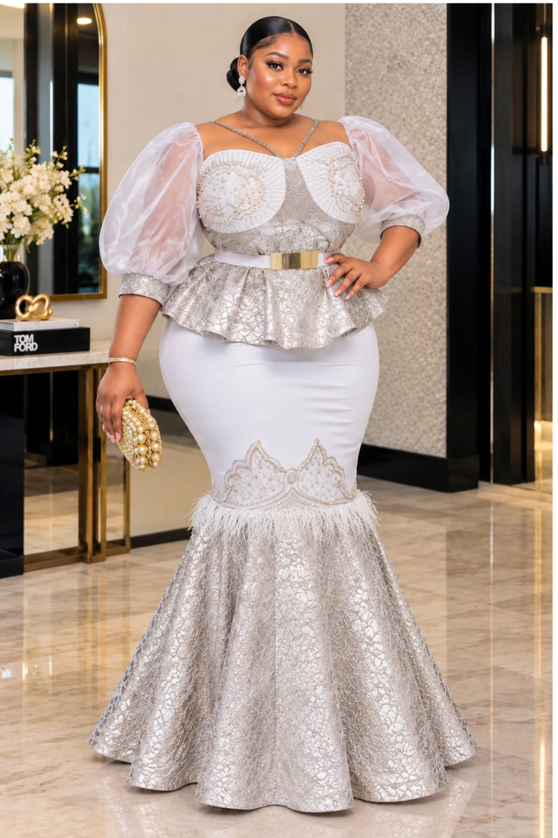 NABILA LUXE SKIRT & TOP SET