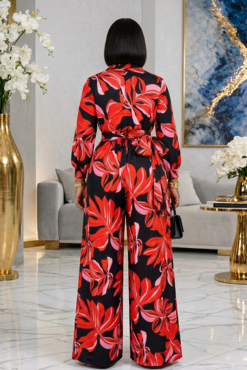 Tiffany Bold Elegance Wide-Leg Jumpsuit